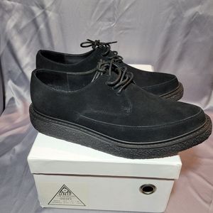 UNIF The Desmond Black Suede Unisex Shoes